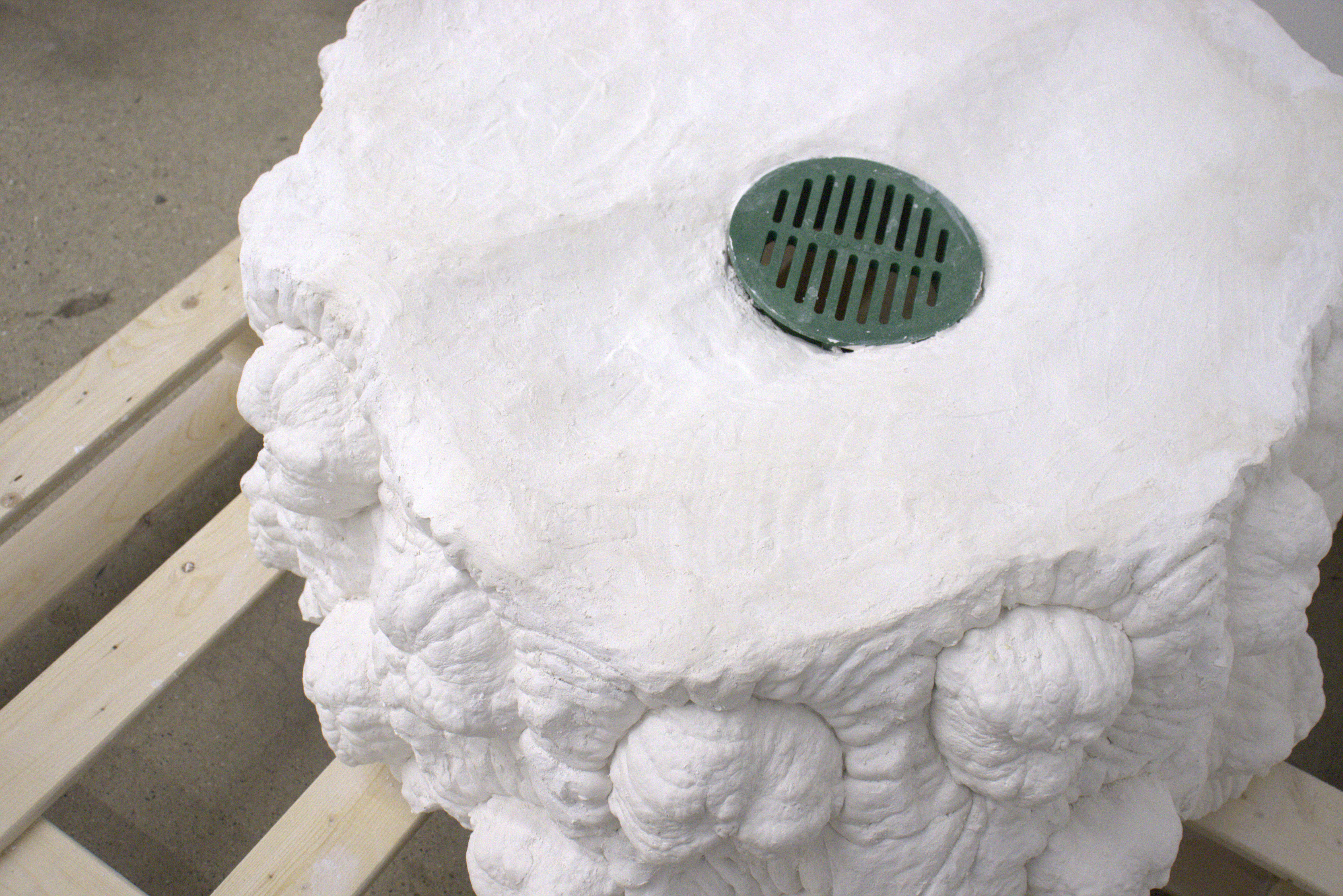 Change sculpture by oneg - sculptural form exploring body perception and functional ambiguity