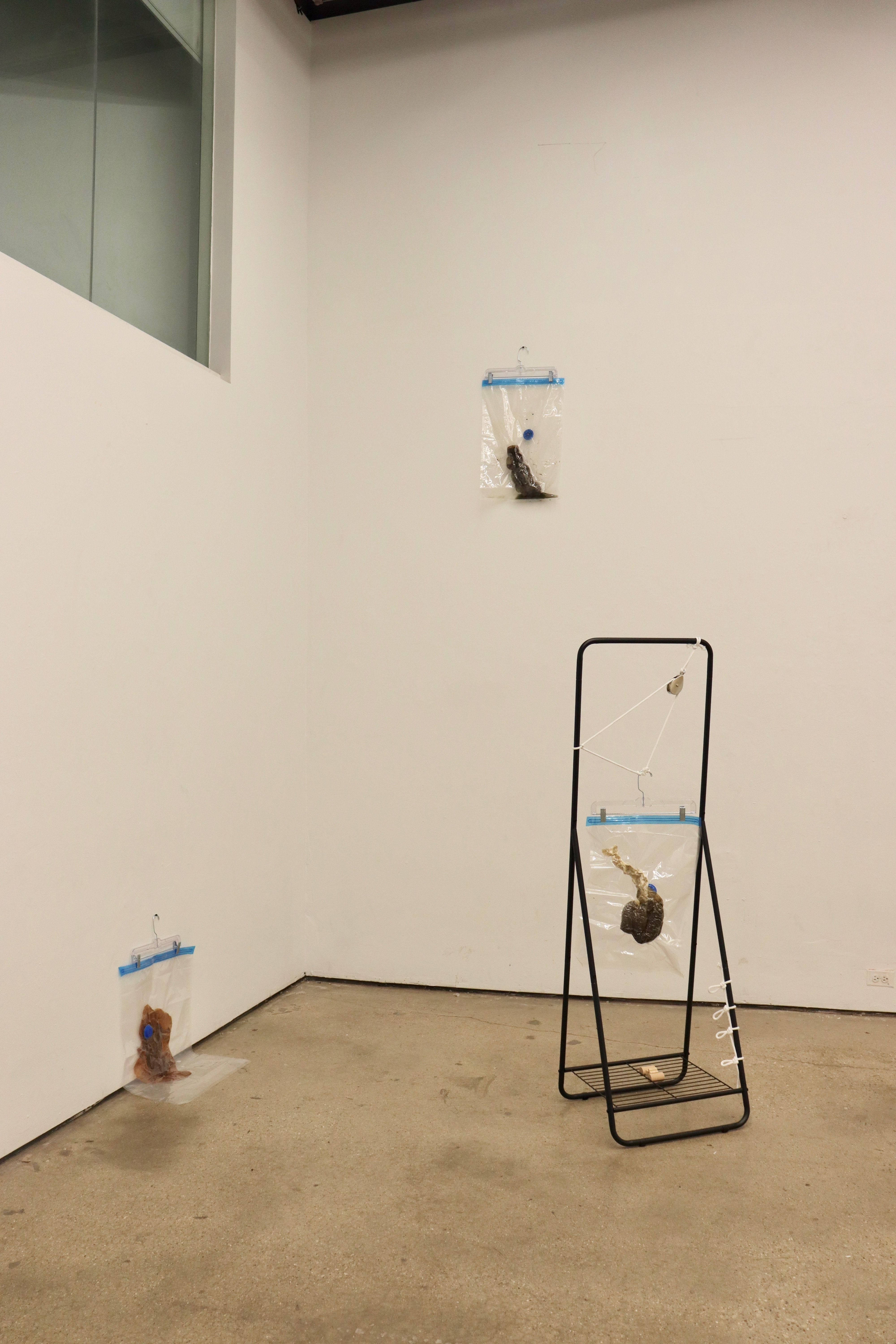 Something Takes Space installation by oneg - systems of organization and control