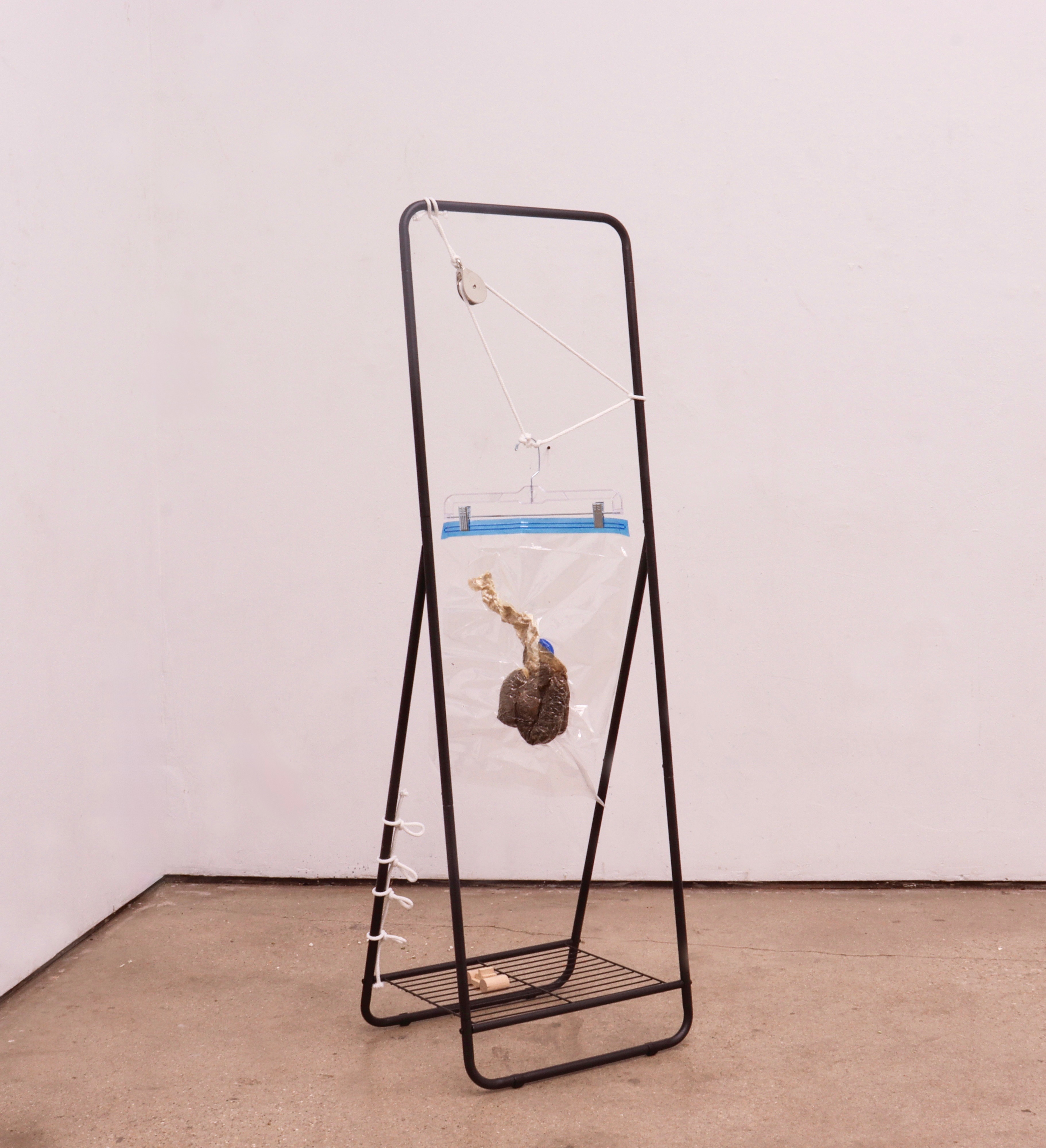 Something Takes Space installation by oneg - tension between preservation and decay